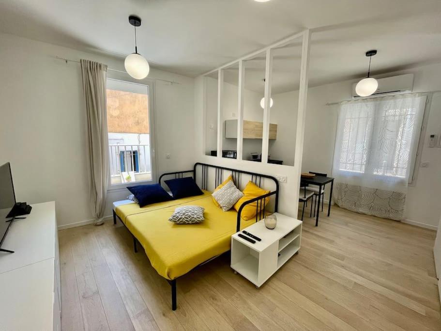 Studio entièrement rénové, situé au cœur du Quartier Haut Sète Extérieur photo